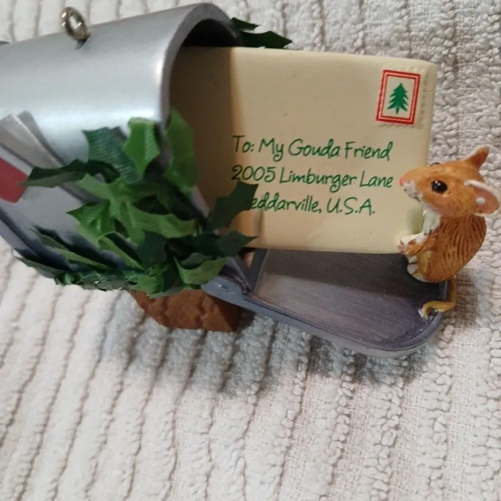 Lot Of 2 Vintage Hallmark Keepsake Ornaments To My GOUDA FRIEND/LIGHT OF LOVE